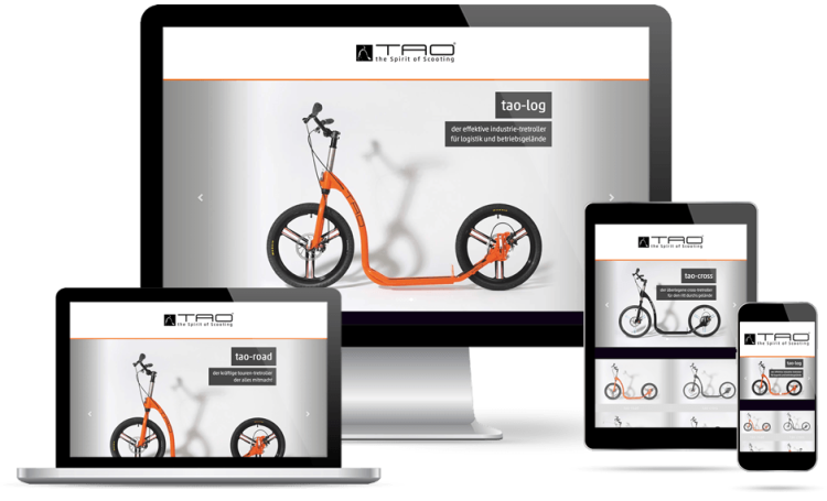 Responsive Webdesign | Webdesign Lohmann - Tao-Tretroller - Winterlingen