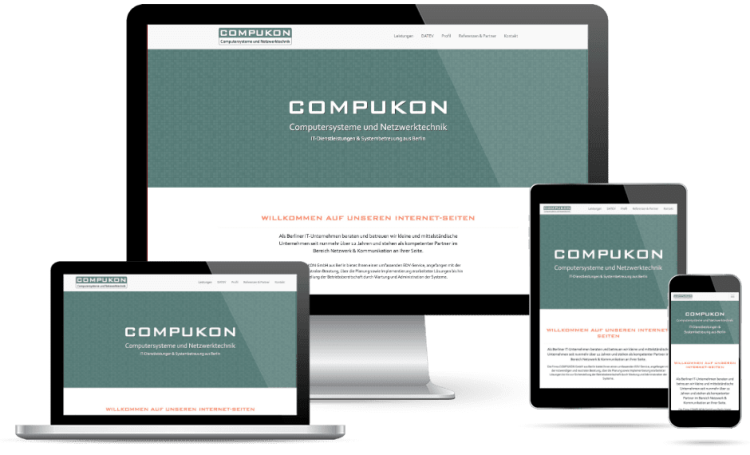 Responsive Webdesign | Webdesign Lohmann - Come-on GmbH - IT-Dienstleister aus Berlin