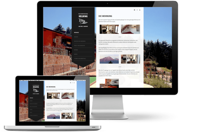 Responsive Webdesign | Webdesign Lohmann - Ferienwohnung Helbing - San Zeno Gardasee