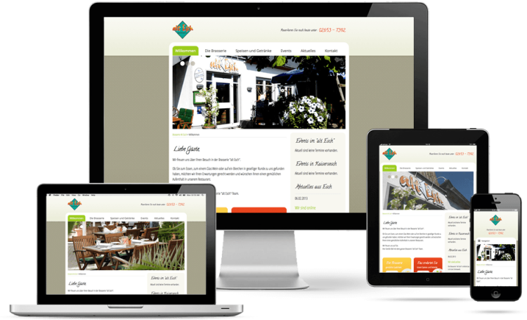 Responsive Webdesign | Webdesign Lohmann - Brasserie Alt Esch - Kaisersesch/Eifel