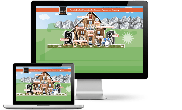 Responsive Webdesign | Webdesign Lohmann - Der Musicaladen - Rottach/Egern / Tegernsee