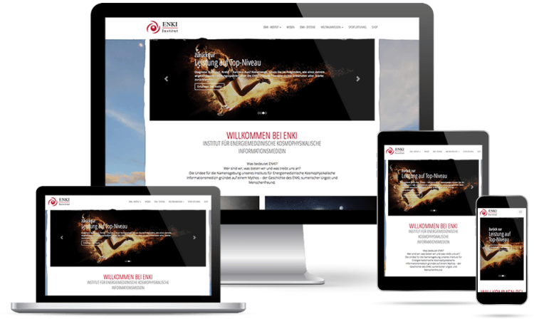 Responsive Webdesign | Webdesign Lohmann - Enki Institut - Rolandseck / Rhein